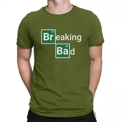 Imagem do Camiseta de manga curta masculina, Sinal, Vintage, 100% algodão, Breaking Bad, Roupa Crewneck, Verão