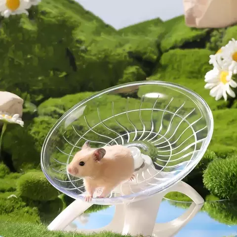Roda de prática de corrida silenciosa para animais de estimação, hámster, mouse, ouriço, papagaio, escolha ideal para animais pequenos, escolha silenciosa e segura
