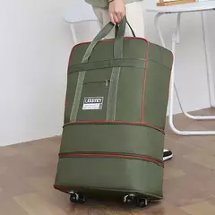 Dobrável Saco De Viagem, Compartimento De Bagagem, Roda Giratória Caixa De Armazenamento, Grande Capacidade, Telescópico Saco De Bagagem, Saco Semanal - comprar online