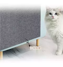 Imagem do Auto-adesivo anti gato risco sofá gatos placa de risco sofá proteção patas afiar aparável tapete gatos placa de risco brinquedos do gato