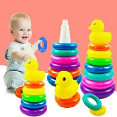 Imagem do Montessori Rolling Ball para crianças, Jogos educativos para bebês, Stacking Track, Baby Development Toys