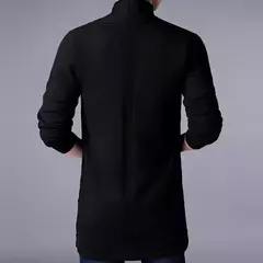 Cardigan de tricô masculino, suéter útil, casaco todo, outono e inverno - comprar online