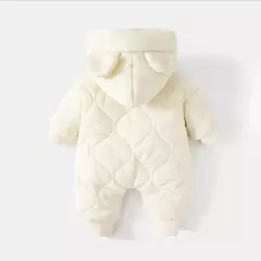 ? Inverno bebê outwear roupas forro de pele quente da criança da menina do menino macacão dos desenhos animados urso infantil - comprar online