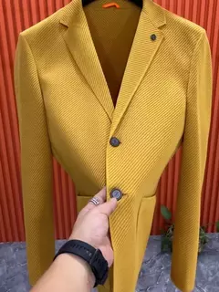 Casaco masculino com peito único, casaco de vestido de negócios, blazer masculino elegante, jovem designer de luxo emo, marrom, nova moda, 2024 - loja online