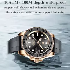 Pagani design esportes masculino relógio de pulso mecânico safira luxo relógio automático para homem aço inoxidável à prova dwaterproof água na internet