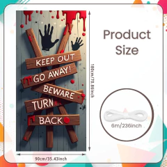 Banner assustador abóbora design decoração de halloween banner atraente evento banner para tema assustador festa de halloween - loja online