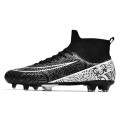 Imagem do Botas de futebol masculinas longas, grama artificial, tênis de futsal, esportes ao ar livre, crianças, tênis de futebol para meninos, original, sociedade