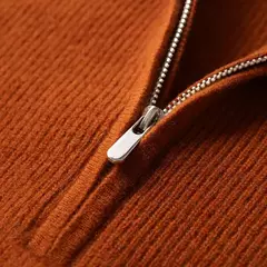 Pulôver de malha de pescoço masculino, manga longa, camisa grossa quente, 100% lã merino, cor sólida, nova, outono e inverno - loja online