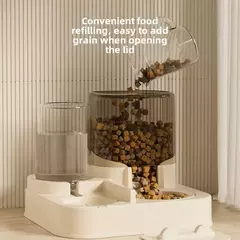 Alimentador automático para gatos, alimentação para cães e gatos, fonte de água, bebedor, suprimentos de rega, dispensador de armazenamento de alimentos, acessórios para animais de estimação - comprar online