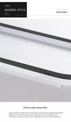 Modern Nordic LED teto lustre, Luzes de teto simples, Sala de estar, Sala de jan - Wolf Magazine