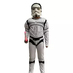 Fato de Guerreiro Negro, Storm Trooper, Darth Vader, Anakin, Skywalker, Girl Wars, Rey Cosplay, Roupa de Festa, Capa, Máscara - comprar online