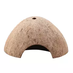 Imagem do Réptil Natural Coconut Shell Cave, Esconder House Decor, Tartaruga Réptil, Escondendo caverna