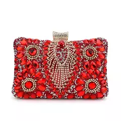 Bolsas de noite borla verde para mulheres, bolsa pequena de diamantes, bolsa de ombro de luxo, nova, 2023
