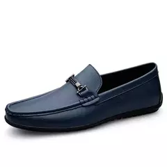 Sapatos de couro genuíno para homens, mocassins de negócios casuais, apartamentos artesanais para dirigir, moda que combina com tudo, nova chegada - Wolf Magazine