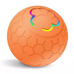 Bola de brinquedo para cachorro inteligente, bola eletrônica interativa para animais de estimação, usb, bola de brinquedo automática com luzes rgb, produto para cachorro e gato na internet
