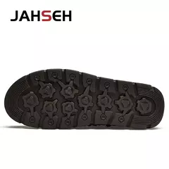 Jahseh novo couro botas de inverno com pele botas de tornozelo homens lazer mant