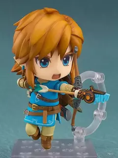 A Lenda de Zelda # 1212 Zelda Princess Breath Of The Wild Ver. # 733 Link Action Figure Modelo de coleção de ornamentos de 10 cm na internet