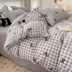 Conjunto de cama para meninas, capa de edredão, folha plana, fronha, sem enchimento, roupa de cama, macia, gêmea, completa, queen size, 3, 4pcs na internet