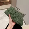 Embreagem de luxo Rhinestone noite para mulheres, bolsa da senhora, design brilhante, banquete de festa, vestido de casamento, bolsa portátil, lua, vestido, Z534