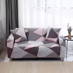 Tampa colorida elástica do sofá para a sala de estar, tudo incluído, poeira-prova, antiderrapagem, tampa universal do sofá, tampas do sofá, 1, 2, 3, 4 Seater - loja online
