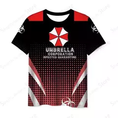 Anime Game Resident Evil 3D Print T-shirt para homens e mulheres, tops de manga curta Hip Hop, camiseta infantil, roupas de verão, moda - Wolf Magazine
