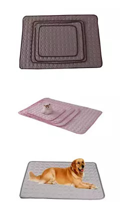 Esteira refrescante para cães pequenos e grandes, cama durável para animais, cobertor de gelo de verão, acessórios para cães e gatos, extra grande na internet