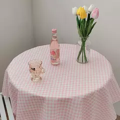 Coreano Xadrez Toalha De Mesa, Tecido Jacquard, Toalha De Mesa, Mat Background, Decoração De Casa, Mesa Moderna Nórdica, Sala De estar, Ins - Wolf Magazine