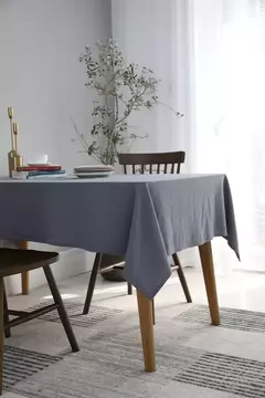 Toalha de mesa monocromática, 100% algodão, toalhas retangulares, monocromática, cor pura, chuveiro de bebê, cozinha, festa, decoração do casamento - Wolf Magazine