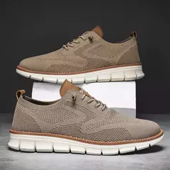 YRZL-Calçado desportivo casual masculino, antiderrapante, resistente ao desgaste, amortecimento respirável, design de bloqueio de cores, sapatos versáteis - comprar online