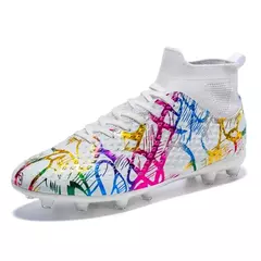 Botas de futebol indoor para homens, chuteiras de futebol de futsal, tênis antiderrapante, sapatos infantis, novos e originais