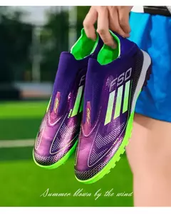 Sapatilhas de futebol antiderrapantes unissex, bota de futebol profissional, sapatilha leve confortável, ao ar livre, campo, profissional, original, TF, FG, homens, campo, original - Wolf Magazine