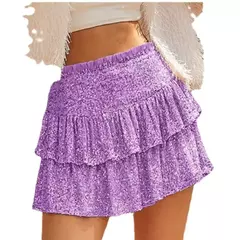 Imagem do Mini saias plissadas de lantejoulas de cintura alta para mulheres, festa africana, roupas de noite, roupas sensuais dashiki, primavera, verão, 2022