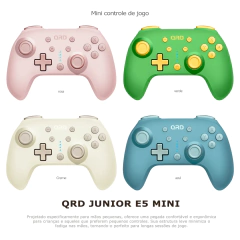 Controle Joystick Sem Fio Para Nintendo Switch 2/ Switch 1/ Switch Lite/ Switch Oled/ Pc/ Ios/ Android Efeito Hall Mini Gamepad - loja online