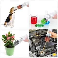 Imagem do Seringa de 100ml-550ml, grande capacidade com bomba de mangueira multifuncional de 100cm, injetor lavável para alimentação de animais de estimação, fluido de cola de óleo