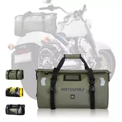 Universal impermeável motocicleta cauda sacos, assento traseiro, ciclismo, acampamento, viagens, moto, scooter, pacote de bagagem do esporte, 66L, 40L - Wolf Magazine