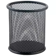 MOTINO-Porta Lápis para Mesa de Escritório, Malha De Metal, Quadrado, Pote De Caneta Redonda, Caso Do Copo, Recipiente, Organizador, Durável, 1Pc na internet