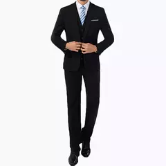 Blazer e calça formal masculino, terno, jaqueta, casaco, calças, smalking, casamento, fino, vestido de negócios, roupas, 2 peças por conjunto - Wolf Magazine