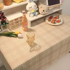Coreano Xadrez Toalha De Mesa, Tecido Jacquard, Toalha De Mesa, Mat Background, Decoração De Casa, Mesa Moderna Nórdica, Sala De estar, Ins - Wolf Magazine