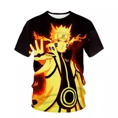 Camiseta infantil com estampa naruto 3d, anime japonês, lazer de rua, esportes, blusa grande, verão quente para meninos, nova, 2022 - Wolf Magazine