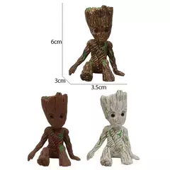 5-6cm árvore homem groot guardiões da galáxia marvel vingadores anime mini brinquedos figura de ação sentado groot crianças brinquedos presentes - Wolf Magazine