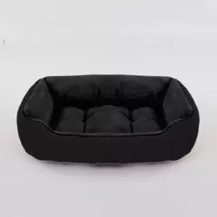Imagem do Cama para cão gato animal de estimação quadrado casil de pelúcia médio pequeno cão sofá cama almofada pet calmante cama do cão casa suprimentos para animais de estimação acessórios