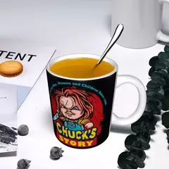Personalizado horror assassino chucky canecas de café diy filme do jogo da cria na internet
