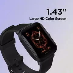 Amazfit-Relógio esportivo à prova d'água com monitoramento de freqüência cardíaca, BIP, U, Bluetooth, 5ATM, 95New, relógios para exposições, 60 + modo esportivo