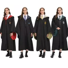 Imagem do S-XXL adulto harries cosplay capa mágica manto robe potters hermione grifinória feriado halloween faculdade traje acessórios presente