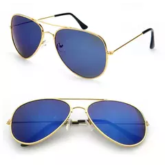 FOENIXSONG-Óculos de Sol Gradiente Redondo para Homens e Mulheres, Pilot Sunglasses, Fashion na internet