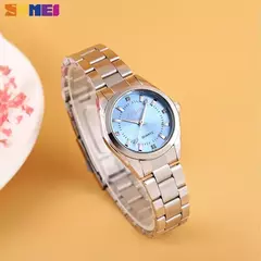 Skmei-relógio de quartzo de luxo feminino, movimento japão, simples, fashion, feminino, 1620 na internet