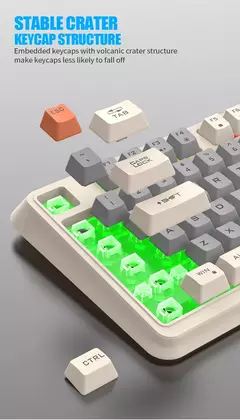 Imagem do USB Wired Game Keyboard and Mouse Set, Iluminado, Desktop, Laptop, Casa, Escritório, Feminino, Masculino, K820
