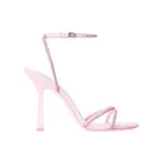 Imagem do Sandálias femininas em forma de água rosa com alças cruzadas, sapatos sexy de salto alto, novo estilo, 2023