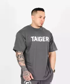Imagem do Camiseta solta de fitness masculina, corrida, extragrande, academia, musculação, malha casual, manga curta, esportes de rua, novo, verão