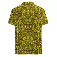 Imagem do Camiseta havaiana masculina de manga curta, estampa de ovelha 3D, roupas de praia soltas, camisas grandes, verão